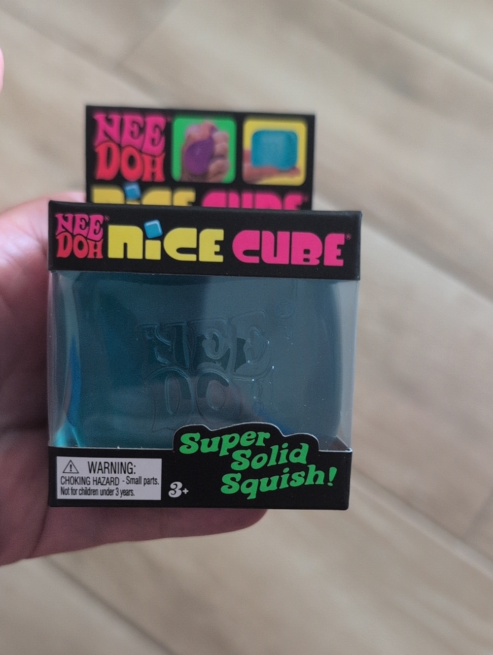 Nice Cube Blue Super Solid Squish Toy